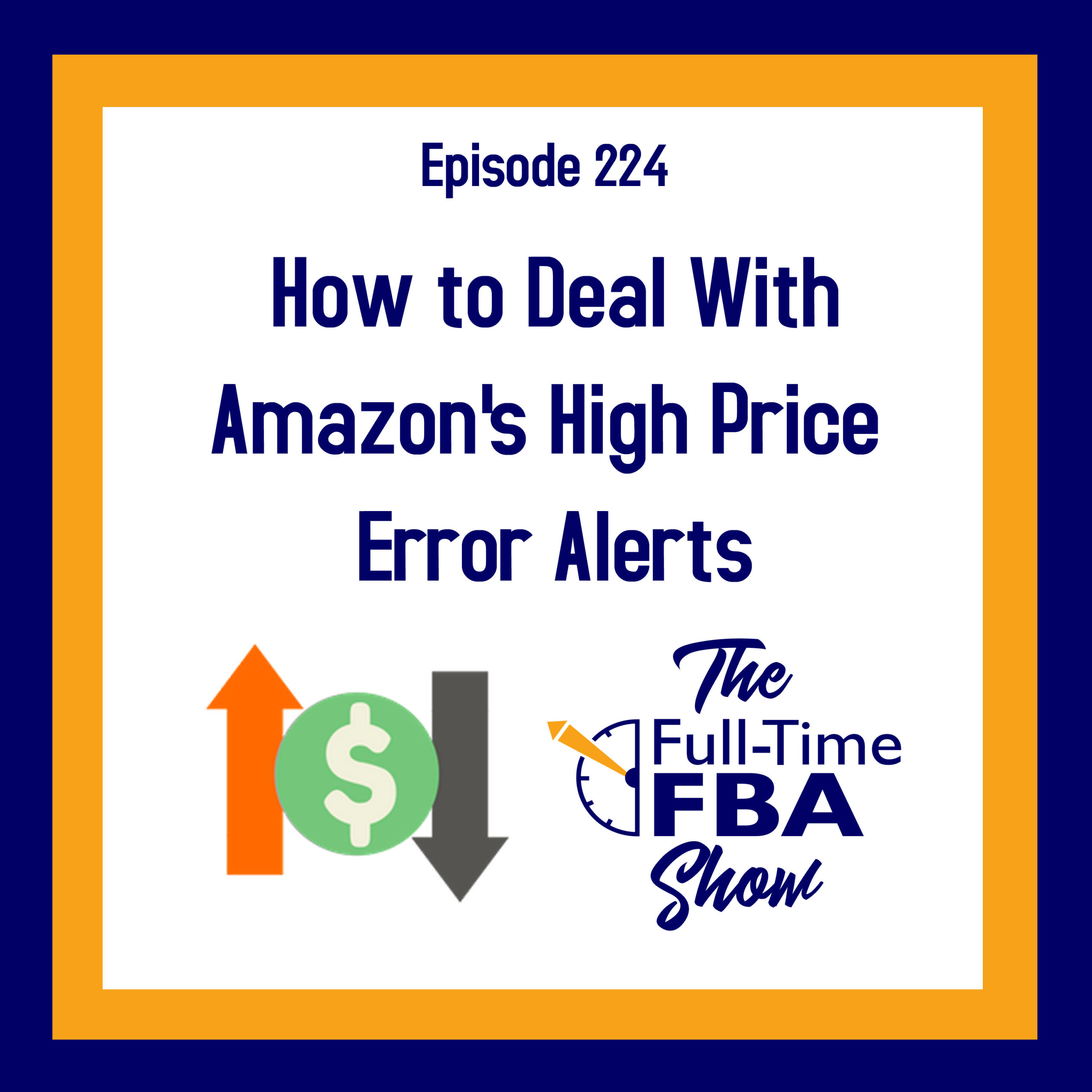 Podcast Episode 224 How To Deal With Amazon S High Price Error Alerts   Episode 224 Title Copy Scaled 